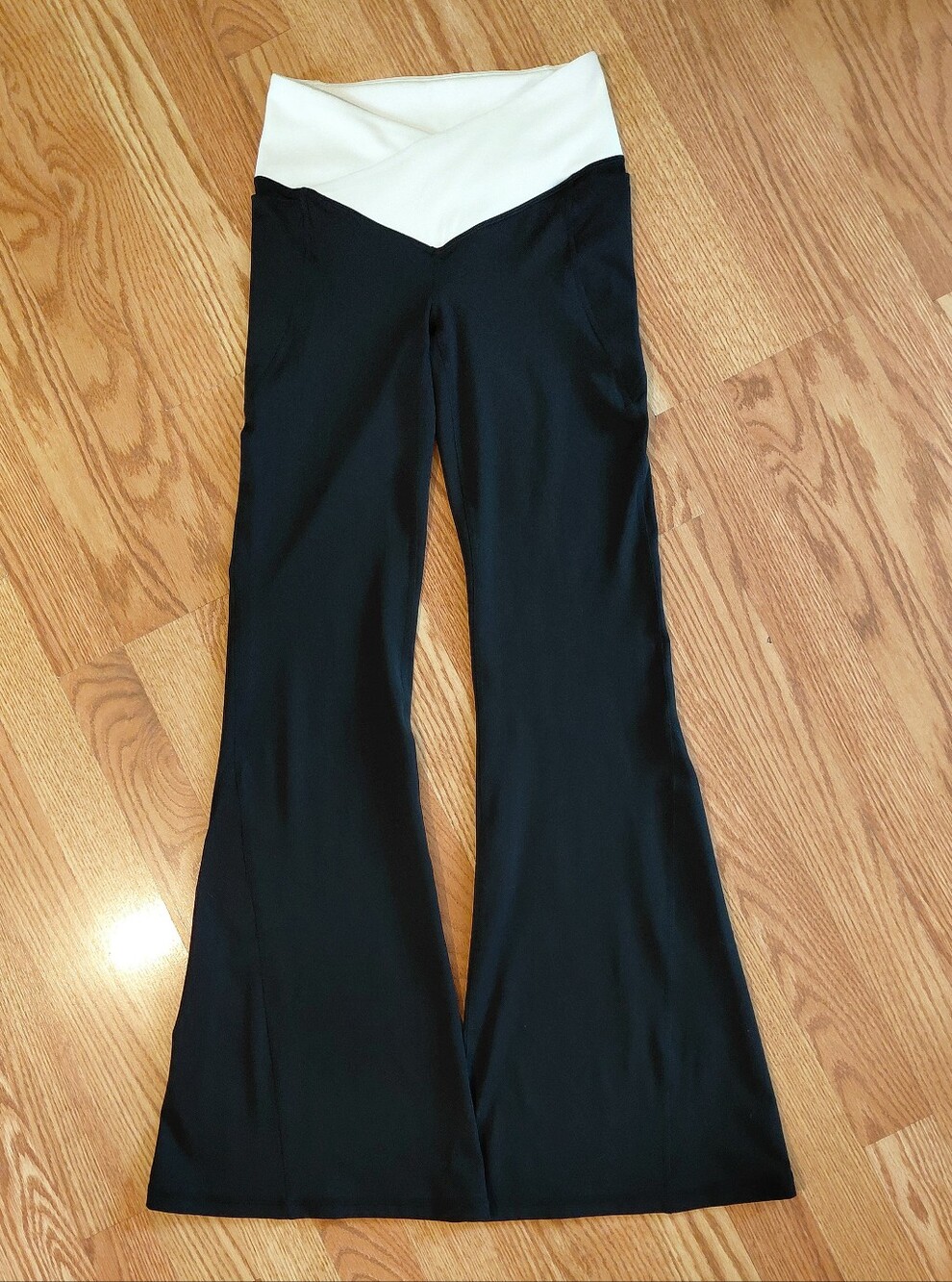 Fabletics Oasis PureLuxe High-Waisted Crossover Flare Pant